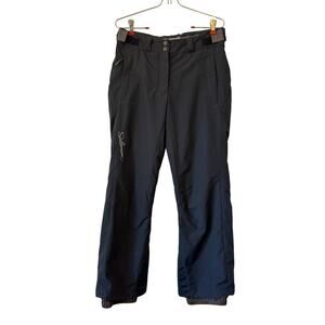 Salomon Clima Pro Women’s Snow / Ski Black‎ Pants - Lined ; Vented ; Pockets - 8